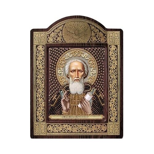 фото Набор для вышивания нова слобода святой преподобный сергий радонежский, 9*11 см nova sloboda