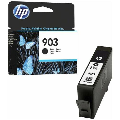 картридж струйный hp 903 t6l99ae черный 300стр для hp ojp 6950 6960 6970 Картридж струйный HP (T6L99AE) OfficeJet 6950/ 6960/ 6970, №903, черный, ресурс 300 стр., оригинальный