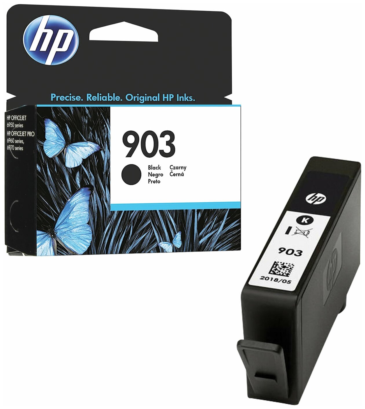 Картридж HP 903, черный / T6L99AE