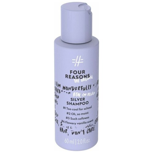 Шампунь против нежелательной желтизны волос Four Reasons Original Silver Shampoo 60 мл