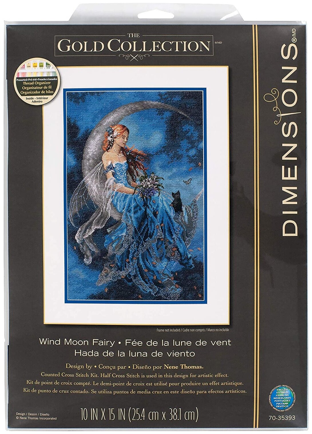 35393-DMS Фея ветреной луны Dimensions - фото №8