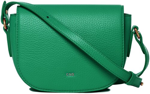 Сумка CNS - COINED IN STONE BIANCA micro paradise green 55039289, фактура зернистая, зеленый