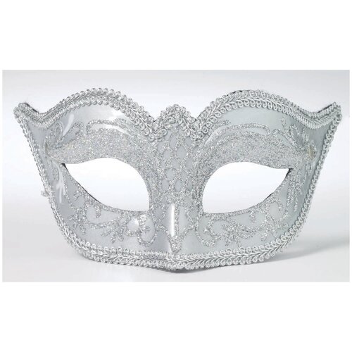 фото Аксессуар для праздника forum novelties маска карнавальная серебряная взрослая