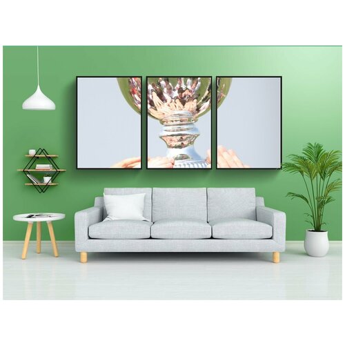 фото Набор модулных постеров для интерьера "чемпионы, награда, трофей" 60x90 см. в тубусе, без рамки lotsprints