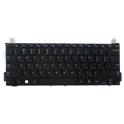 Клавиатура для ноутбука Samsung NP900X1A NP900X1B Series Плоский Enter Черная без рамки С подсветкой PN BA59-02907C 3956₽