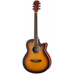 Акустическая гитара Foix FFG-2040C-SB - изображение