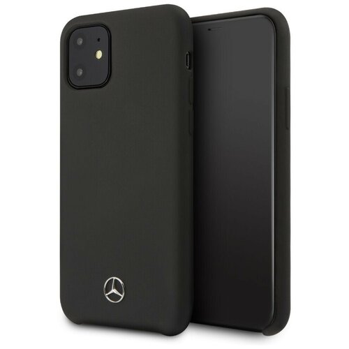 фото Чехол cg mobile mercedes silicone line hard для iphone 11, цвет черный (mehcn61silbk)