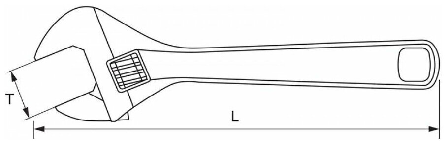 Ключ разводной Thorvik AJW150 - фотография № 4
