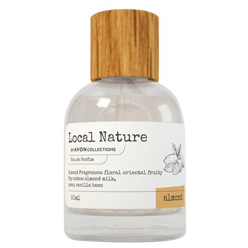 AVON парфюмерная вода Local Nature Almond, 50 мл, 50 г подарочный спа набор для женщин на 8 марта бьюти бокс для мамы подарок для жены подарочная коробка для коллеги