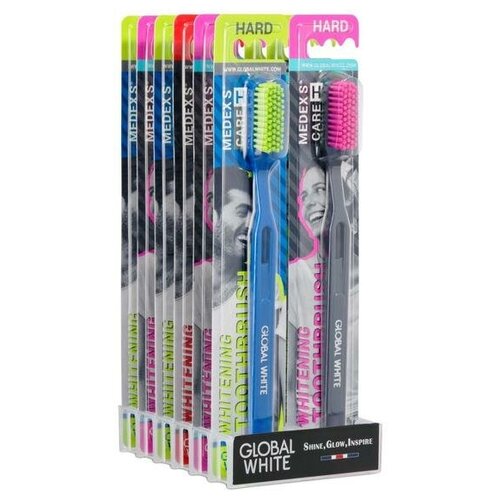 Зубная щётка Global White жесткая
