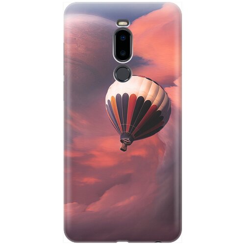 фото Re:pa накладка transparent для meizu note 8 с принтом "воздушный шар и волшебство"