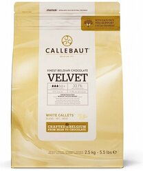 Белый шоколад Callebaut Velvet, какао 33,1%, 2,5 кг