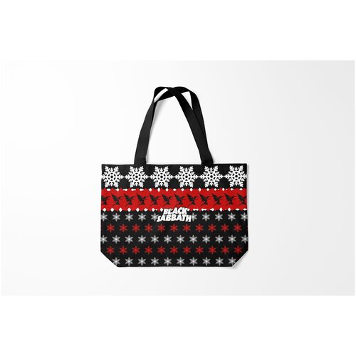 фото Сумка-шоппер / 46х35 см / рок / black sabbath праздничный burnettie