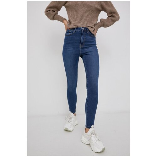фото Vero moda, брюки женские, цвет: синий, размер: l/34