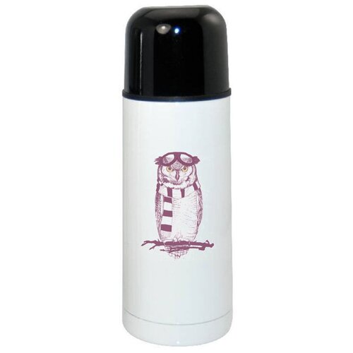 фото Термос coolpodarok птицы сова пилот арт