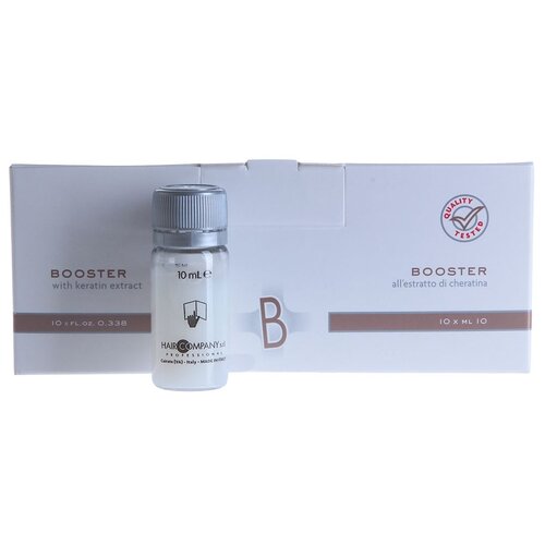 Бустер для волос Hair Company Double Action Booster c экстрактом кератина 10 шт по 10 мл