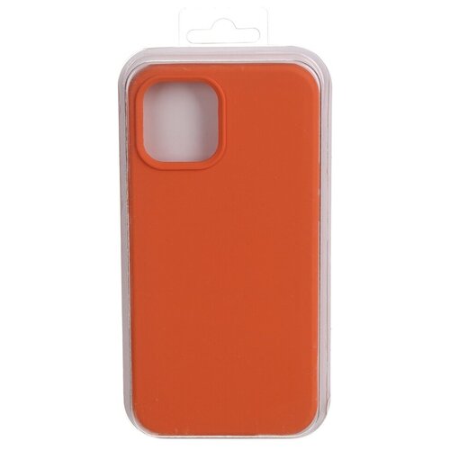 фото Чехол krutoff для apple iphone 12 pro max silicone orange 11149