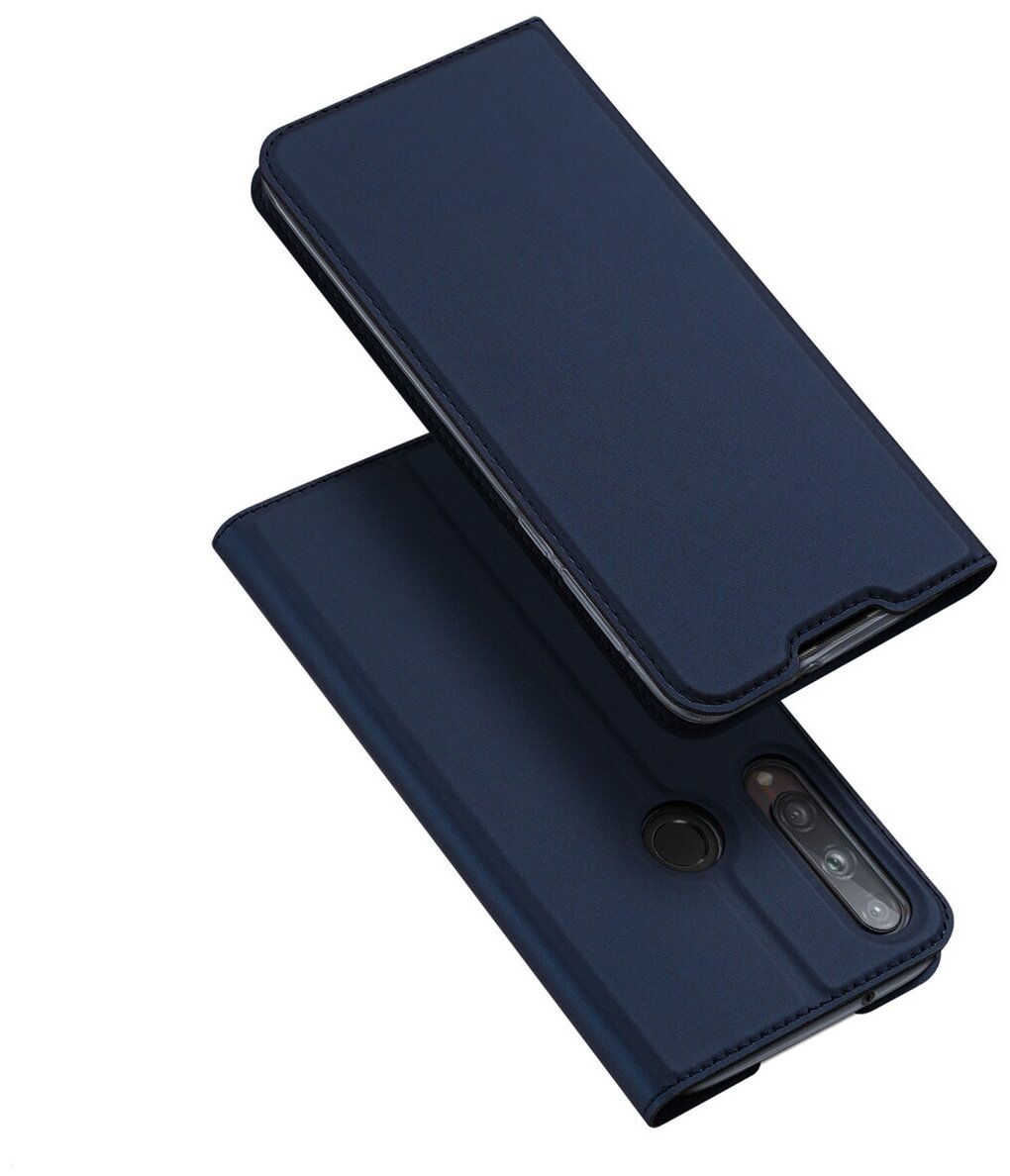 Чехол-книжка для Huawei P40 Lite E/ Honor 9C/Y7p, DU DU, боковой, синий