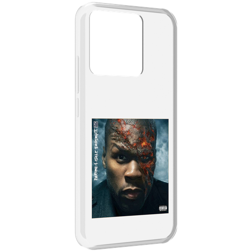Чехол MyPads 50 Cent - Before I Self Destruct мужской для Xiaomi Redmi 10A задняя-панель-накладка-бампер