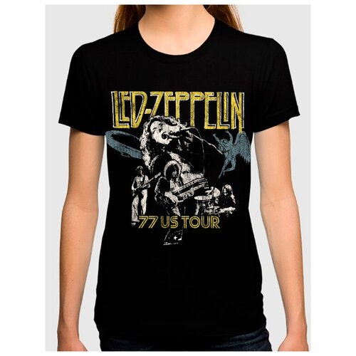 Футболка DreamShirts Led Zeppelin Женская черная S