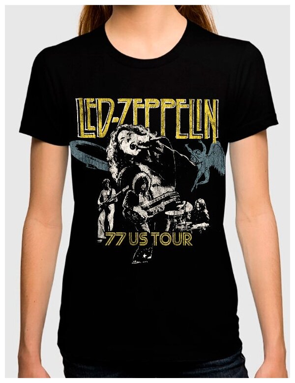 Футболка DreamShirts Led Zeppelin Женская черная 