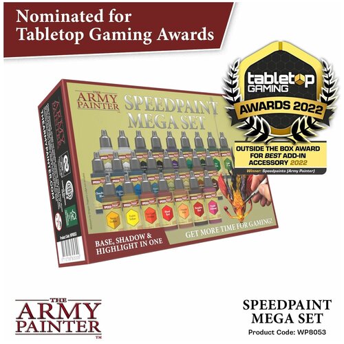Набор красок Army Painter Speedpaint: Mega Paint Set набор модельных пинцетов army painter tweezers set