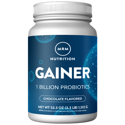 mrm nutrition nutrition гейнер шоколад 1 млрд пробиотиков 1512 г 3 3 фунта Гейнер MRM Gainer, 1512 г, шоколад