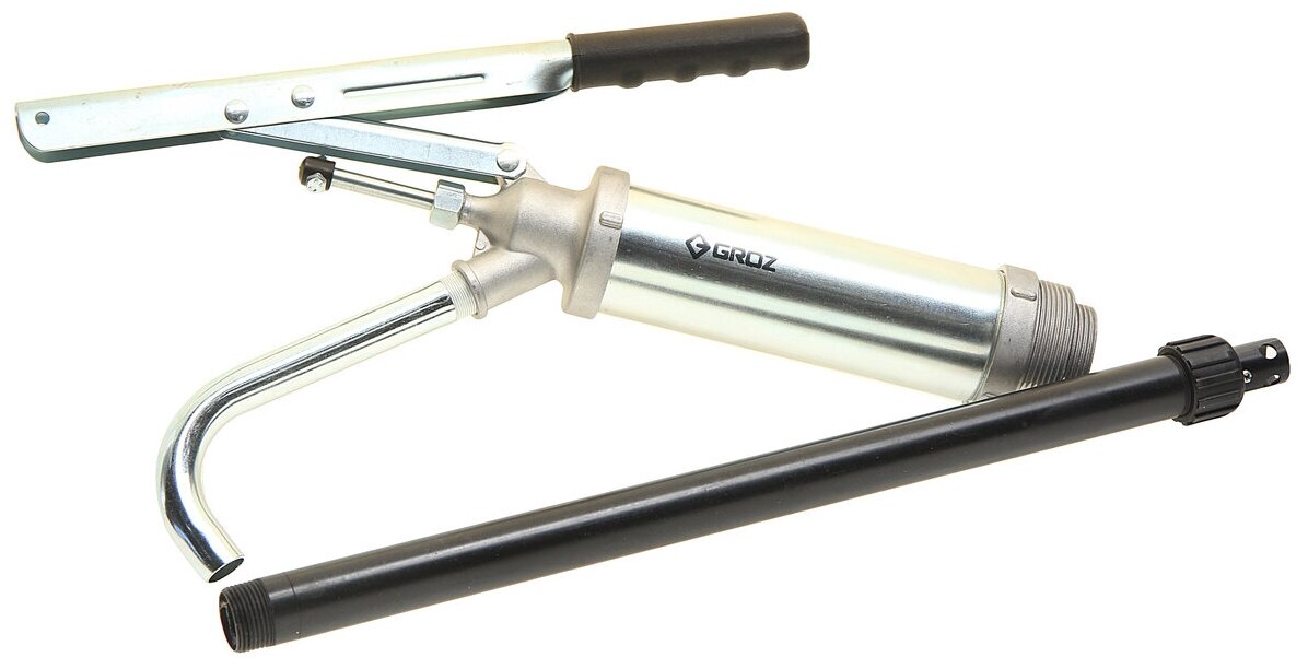 фото Насос бочковый ручной рычажный 300мл/ход для перекачки масла, топлива, жидк. нефт. основы, мазута GROZ GR44115