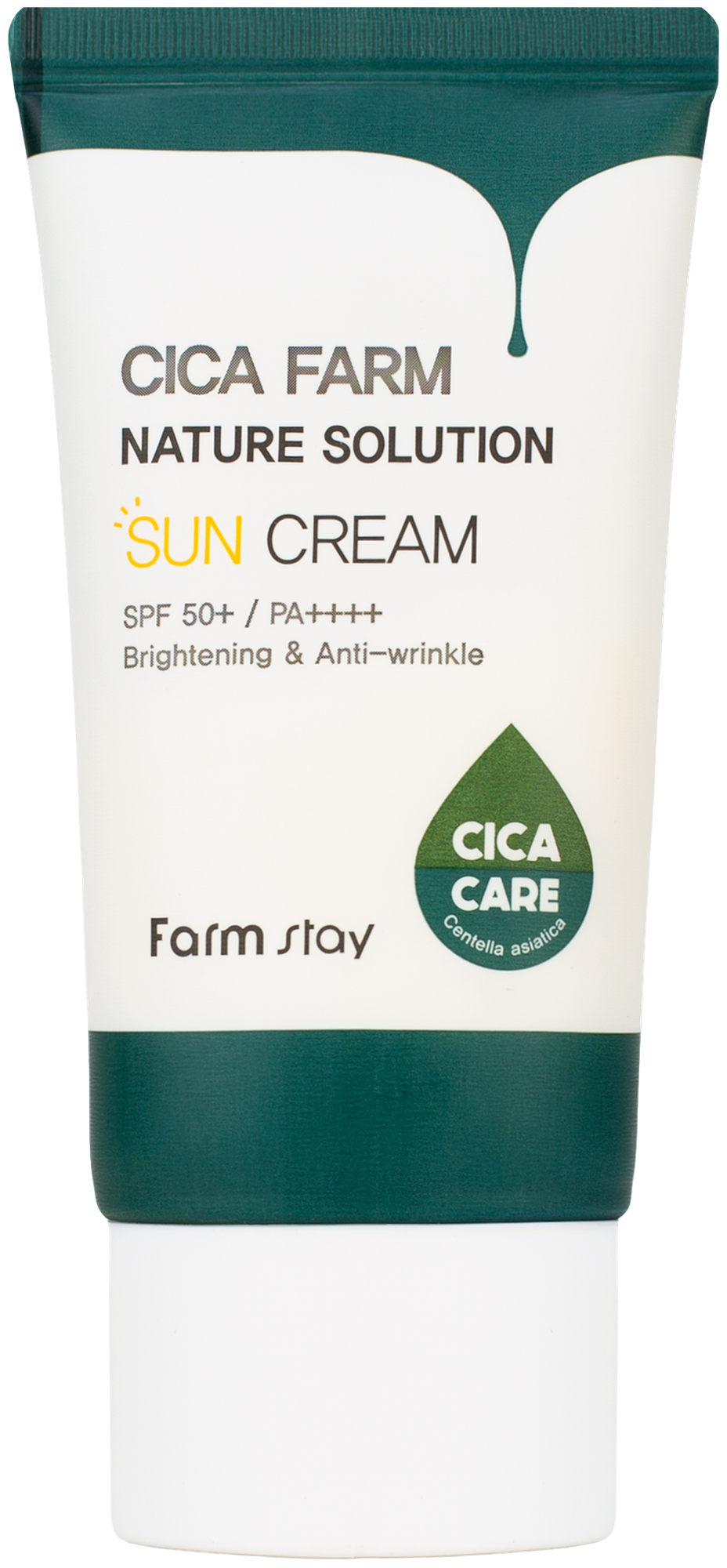 FarmStay Восстанавливающий солнцезащитный крем SPF50+ / PA++++ Cica Farm Nature Solution Sun Cream 50 г