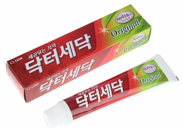 фото Зубная паста Dr. Sedoc Original, экстрактом масла чайного дерева ,100 г