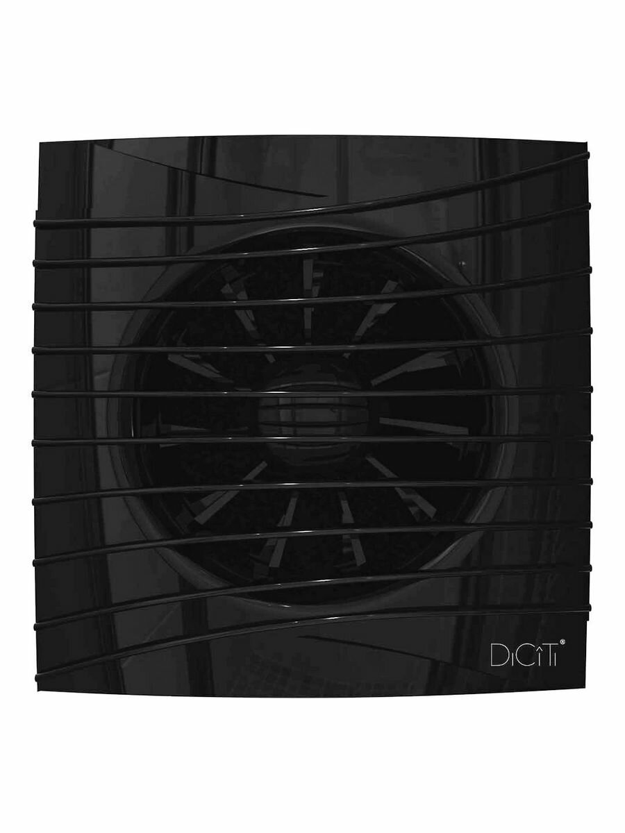 Вентилятор накладной DICITI SILENT-4C-Obsidian, D100 мм обр. клапан — фото 1