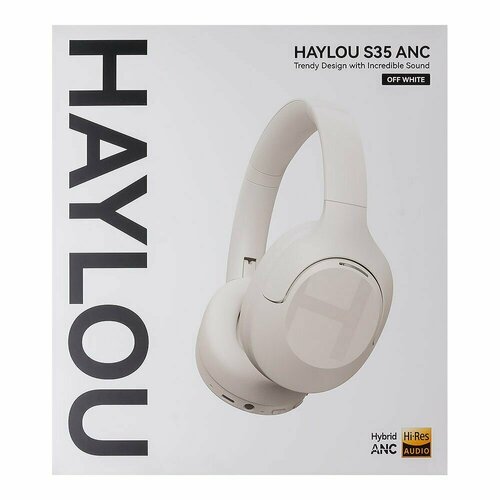 Bluetooth гарнитура Xiaomi Haylou S35 ANC White белая 5600₽