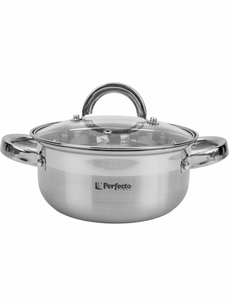 Кастрюля из нержавеющей стали 1,8 л PERFECTO LINEA Starcook (50-518850)