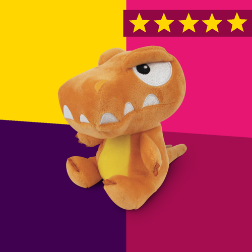 Игрушка Crackin Eggs динозавр в яйце мини Серия Парк Динозавров оранжевый 14 см