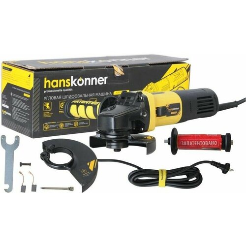 Угловая шлифмашина сетевая HANSKONNER HAG15125E 37575₽
