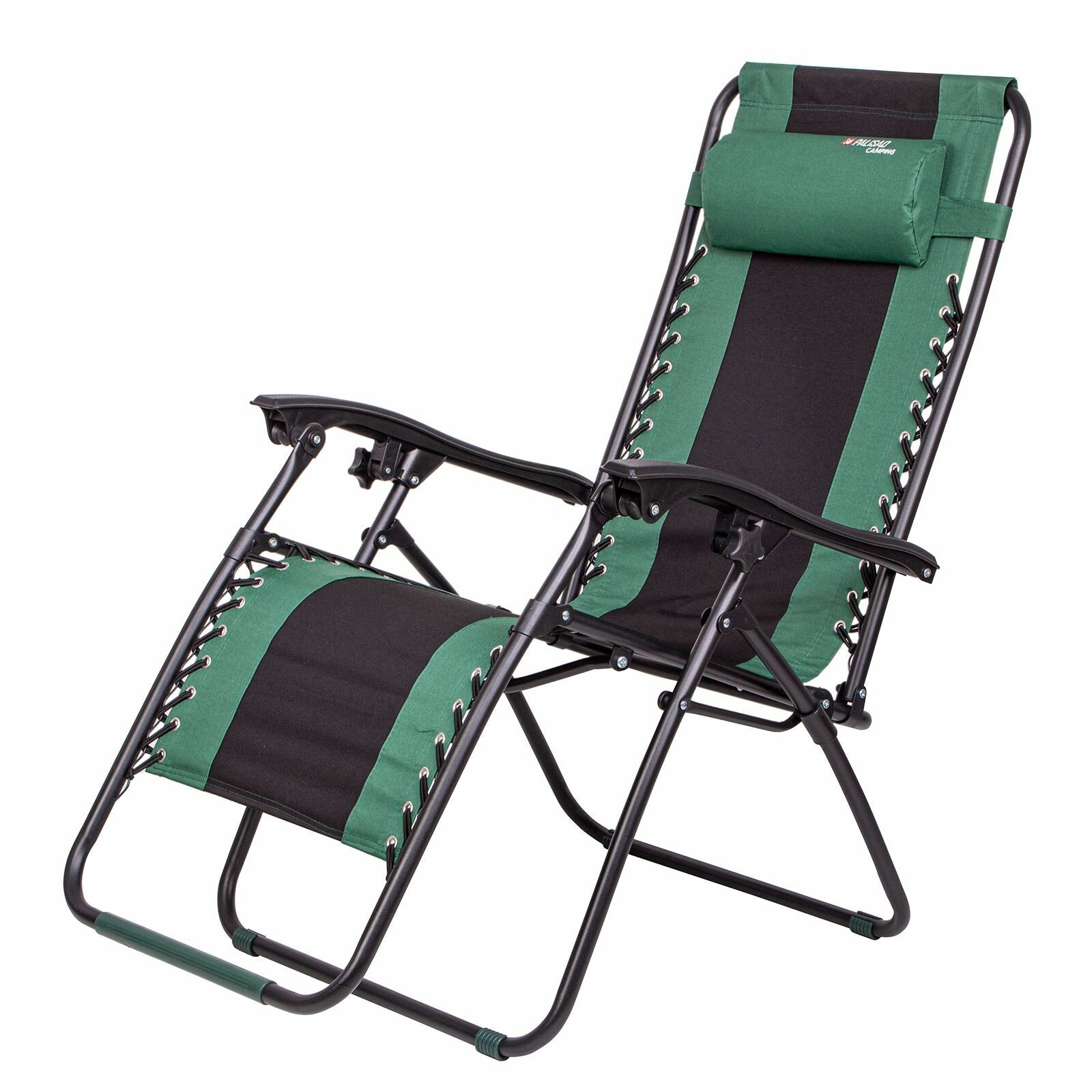 Кресло шезлонг складное для отдыха многопозиционное 160 х 63.5 х 109 cм. Camping Palisad, 69606