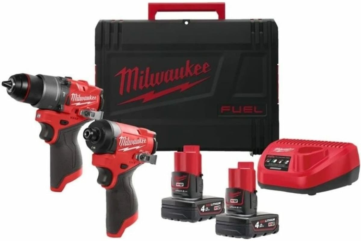 Набор инструментов Milwaukee M12 FPP2A2-402X (4933480587)