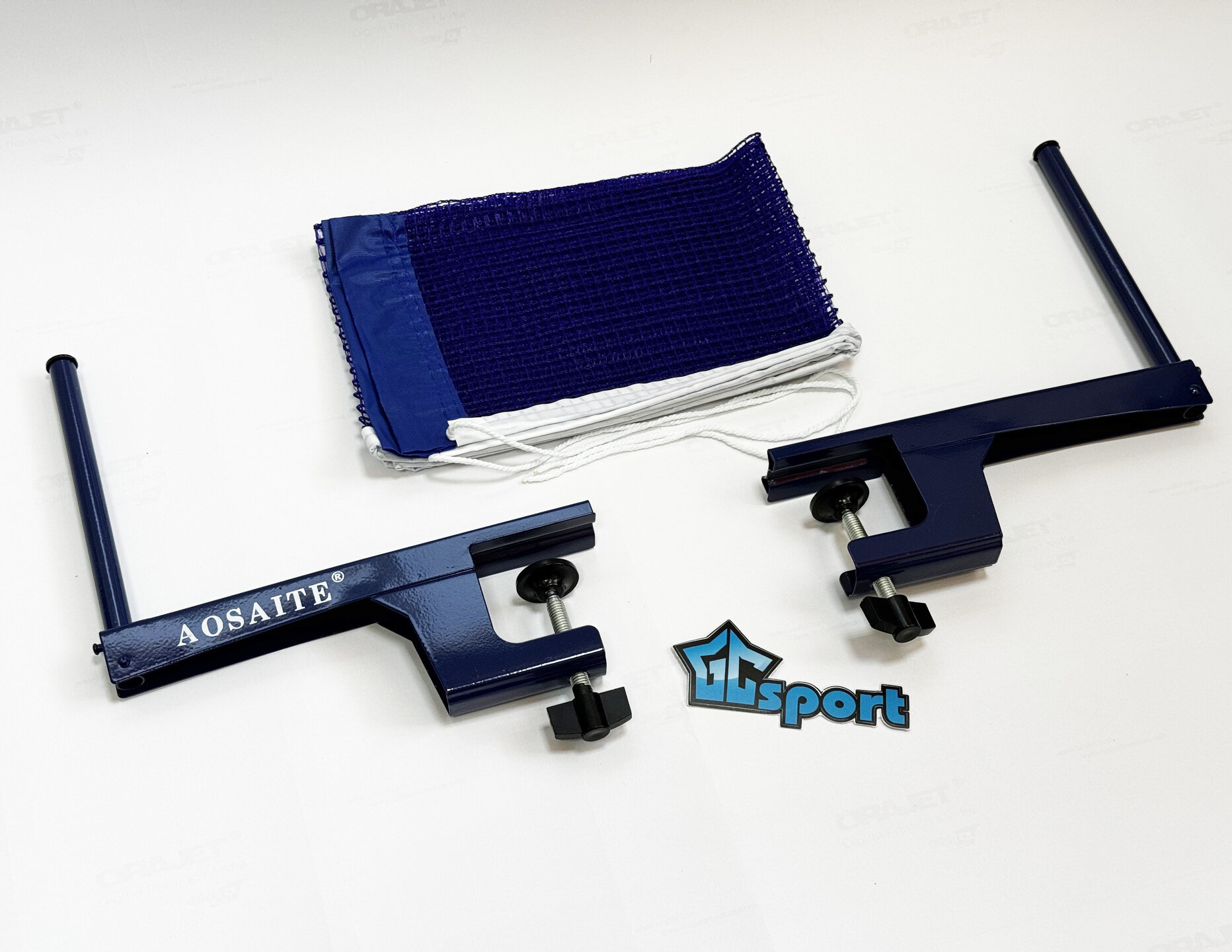 фото Сетка для настольного тенниса с металлическими стойками Aosaite