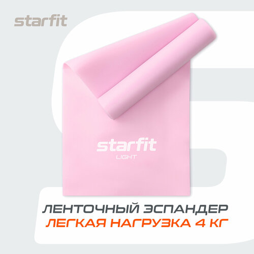 Лента для пилатеса STARFIT Core ES-201 1200150035 мм розовый пастель 259₽