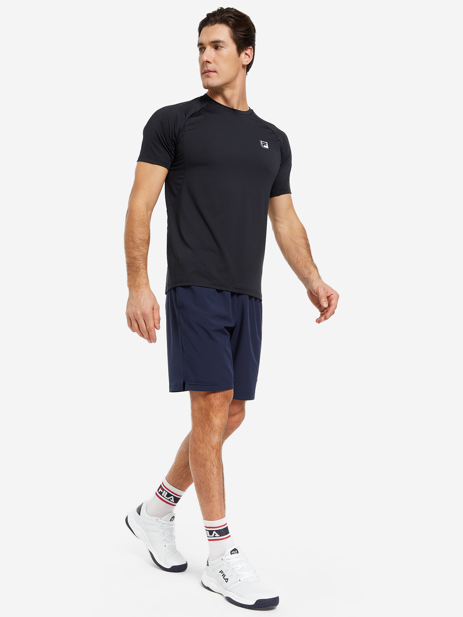 Футболка спортивная Fila, размер 50, черный — фото 1