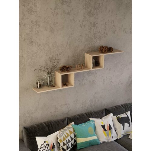 Полка настенная трансформер Дуб