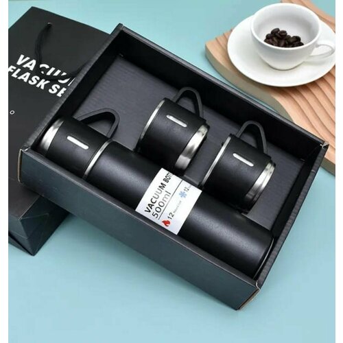 Подарочный набор термос с кружками