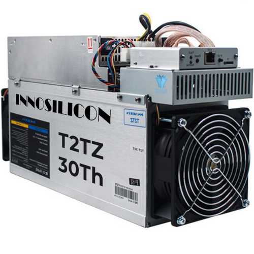 Асик INNOSILICON T2TZ 22-28 TH BITCOIN MAINER майнинг машина для заработка криптовалюты серебристый
