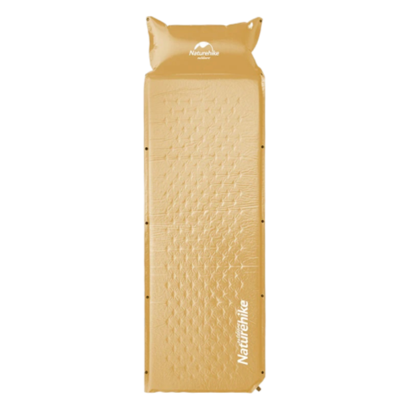 Коврик самонадувающийся Naturehike Wide, Air Spliced Sleeping Mat With Cushion -79 Natural Yellow