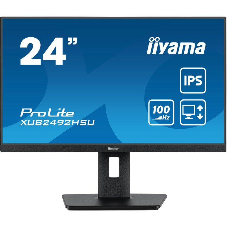 Монитор 23.8" IIYAMA XUB2492HSU-B6, черный