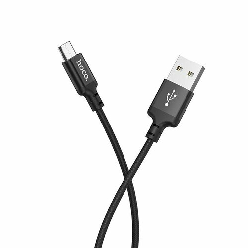 Кабель для зарядки microUSB Hoco X14 черный 800₽