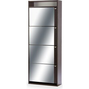 фото Обувница Вентал Арт К-4 S (зеркальная) венге