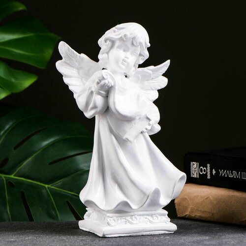 Фигура Ангел девочка с берестой 23 х 14 см 833₽