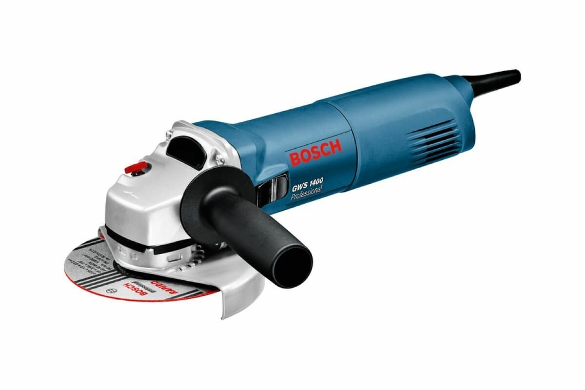 Угловая шлифмашина Bosch GWS 1400 Вт, 11000 об/мин, 125 мм, 0.601.824.800 (УШМ, болгарка)