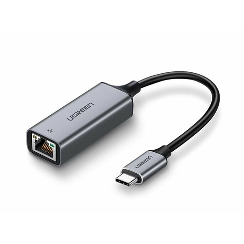 Сетевой адаптер UGREEN CM199 USB Type-C на RJ-45 1Gb Серый 50737_ 2290₽